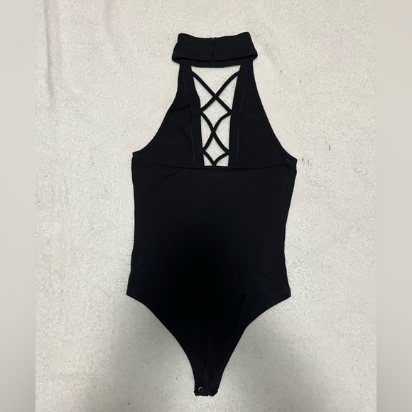 EXPRESS High Neck Bodysuit - Picture 2 of 5